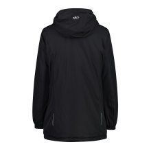 CMP Winter Jacket Long Fix Hood (lined ripstop jacket) black Women